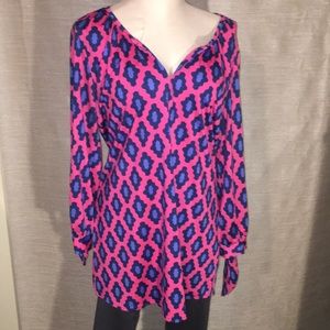 Mudpie Purple and pink longsleeve tunic